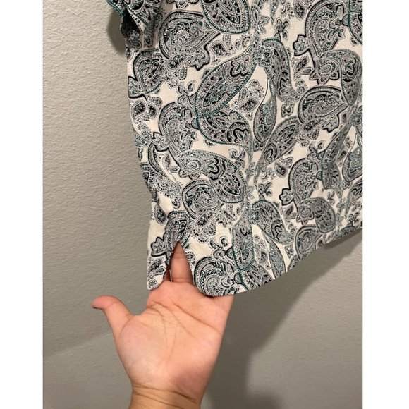 H&M Paisley Green Blouse - Picture 3 of 5